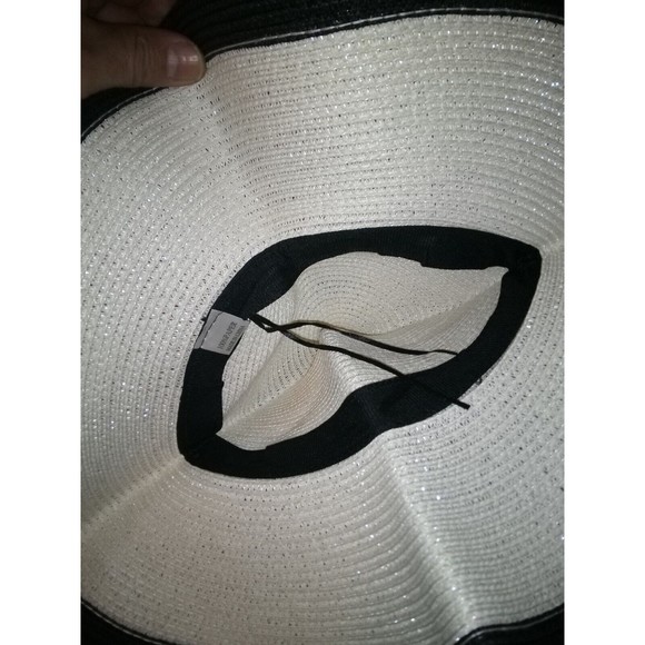 3 woman's wide brim summer sun hats.white,black,tan - Picture 10 of 16